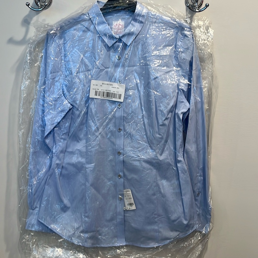 Brooks Brothers Women’s Blue Button Down Shirt